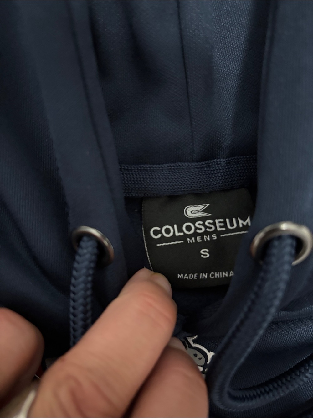 Colosseum Gonzaga Bulldogs Basketball Navy Hoodie Men’s Size: Small NWT - Picture 3 of 4